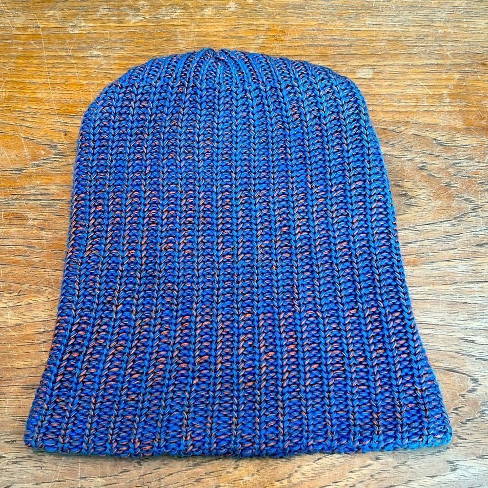 Love Your Melon hat blue and orange beanie style - Picture 2 of 4